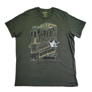 True Religion Budda Green Graphic T-Shirt Size XXL